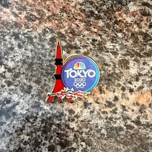 Tokyo 2020 NBC Olympic Enamel Lapel Pin - collectible